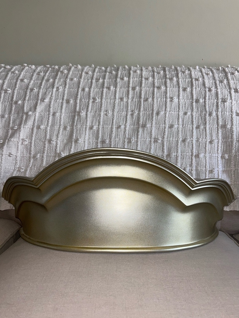 Pottery Barn Kids Monique Lhuillier Washed Gilded Metallic Cornice Gold